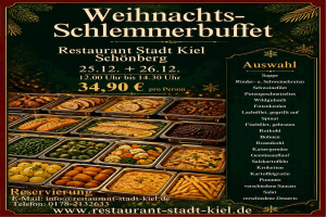 Weihnachts-Schlemmerbuffet im Restaurant 