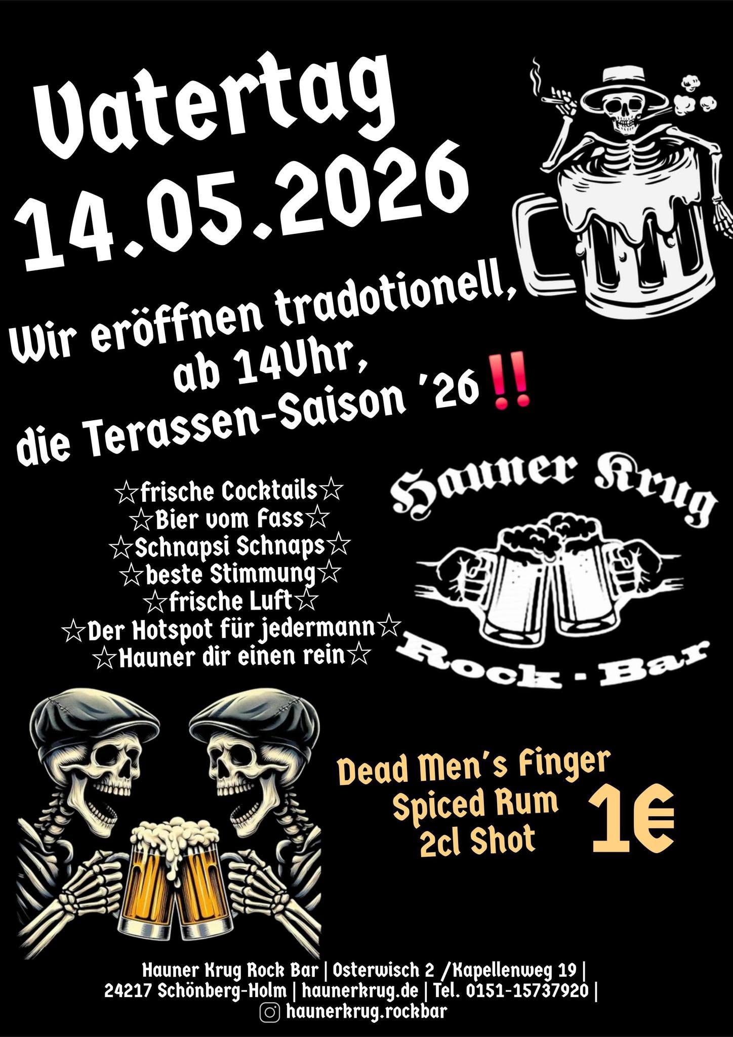 Vatertag feiern im Hauner Krug